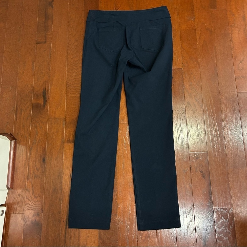 J.MEIALJGHLN pull on pants stretchy navy size 6 retail $178 excellent condition - Picture 10 of 11